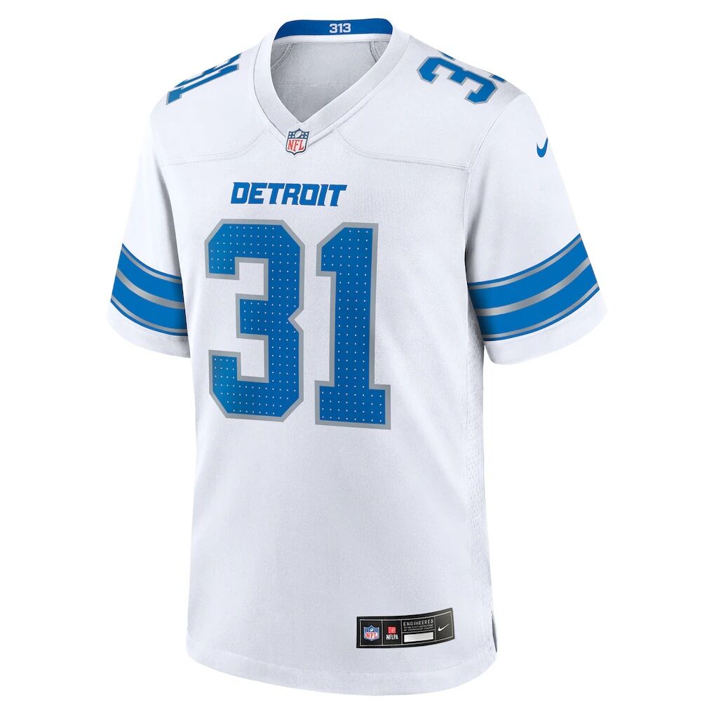 Kerby Joseph Detroit Lions Nike Game Jersey