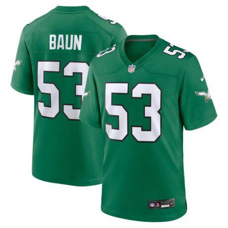 Zack Baun Philadelphia Eagles Nike Alternate Game Jersey - - Front View