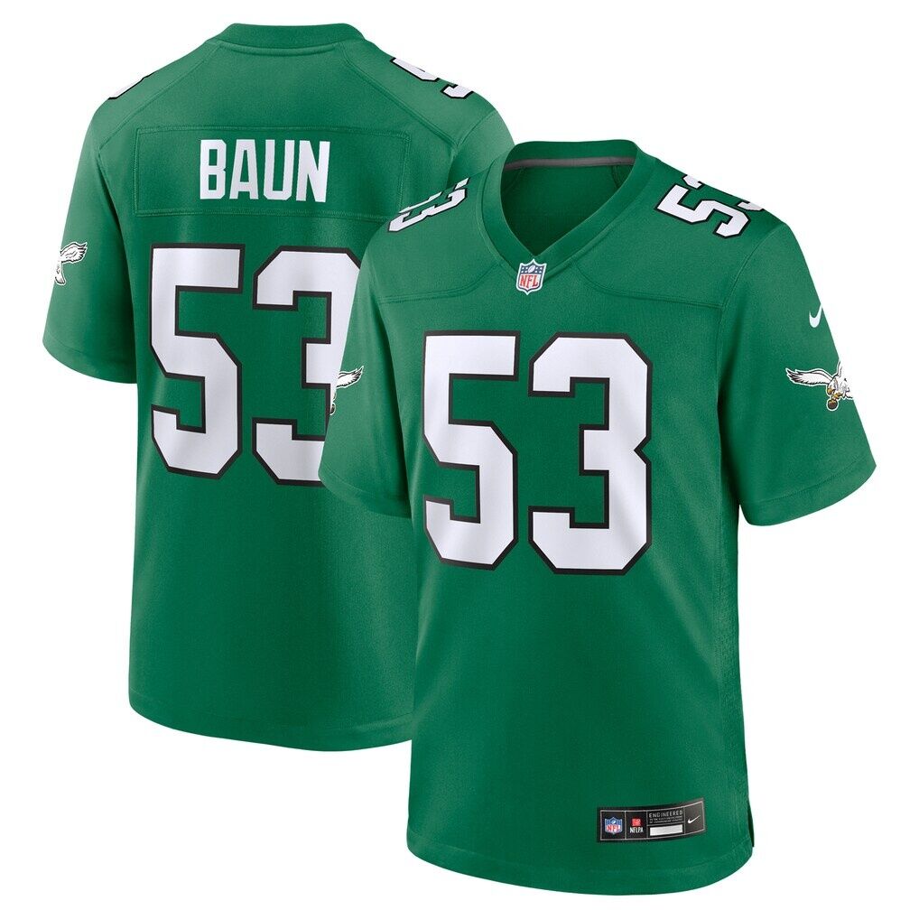 Zack Baun Philadelphia Eagles Nike Alternate Game Jersey -  Kelly Green
