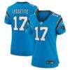 Xavier Legette Carolina Panthers Nike Women's Alternate Game Jersey - Blue - Front View
