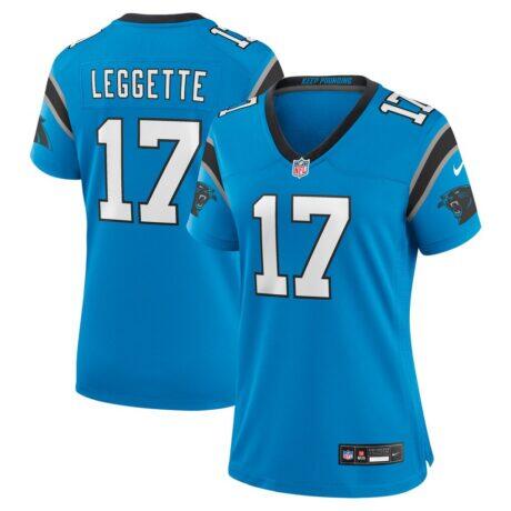 Xavier Legette Carolina Panthers Nike Women's Alternate Game Jersey - Blue - Front View