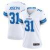 Kerby Joseph Detroit Lions Nike Women's Game Jersey - White - Front View