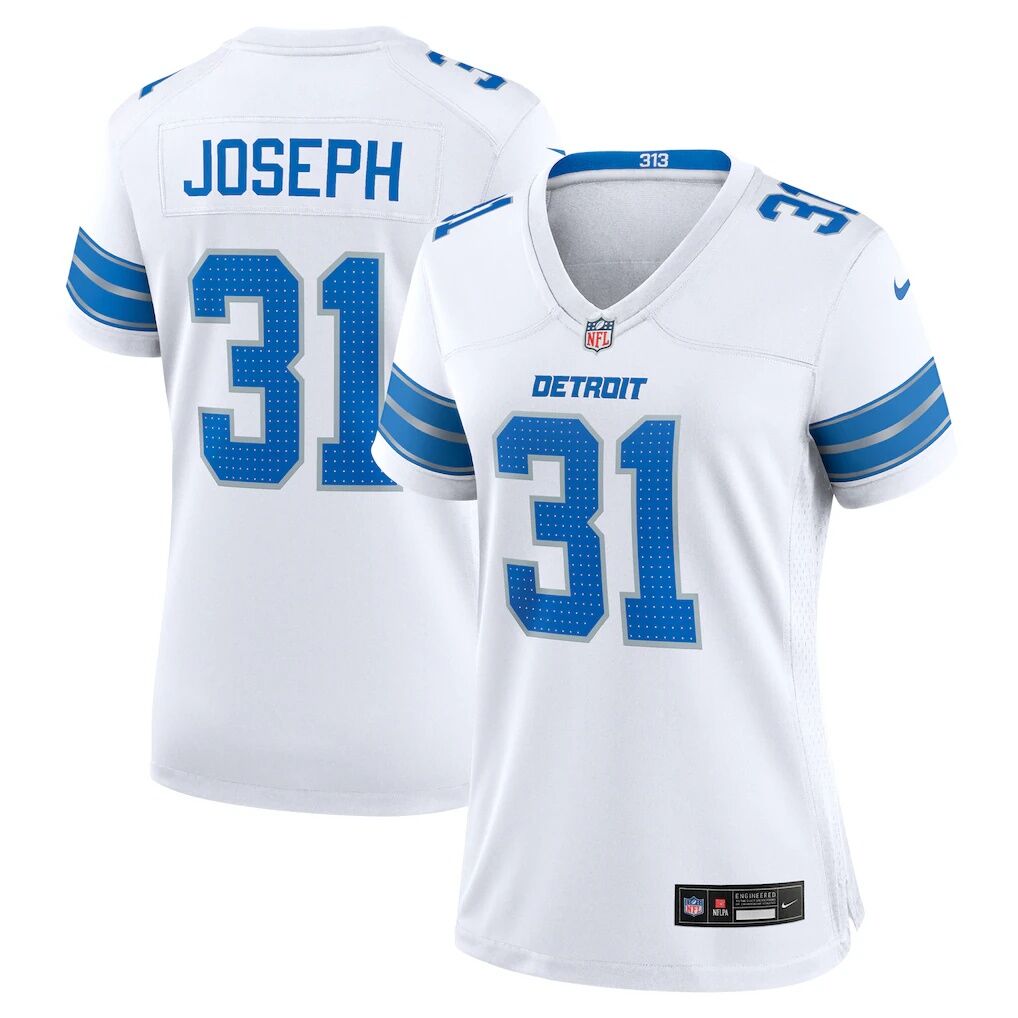 Kerby Joseph Detroit Lions Nike Women's Game Jersey