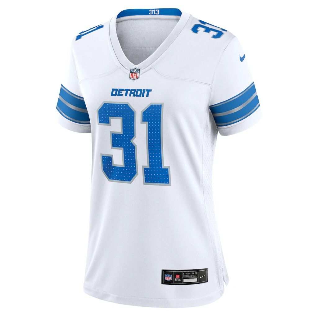 Kerby Joseph Detroit Lions Nike Women's Game Jersey