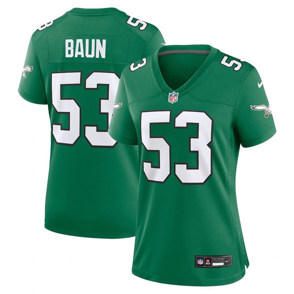 Zack Baun Philadelphia Eagles Nike Women's Alternate Game Jersey -  Kelly Green