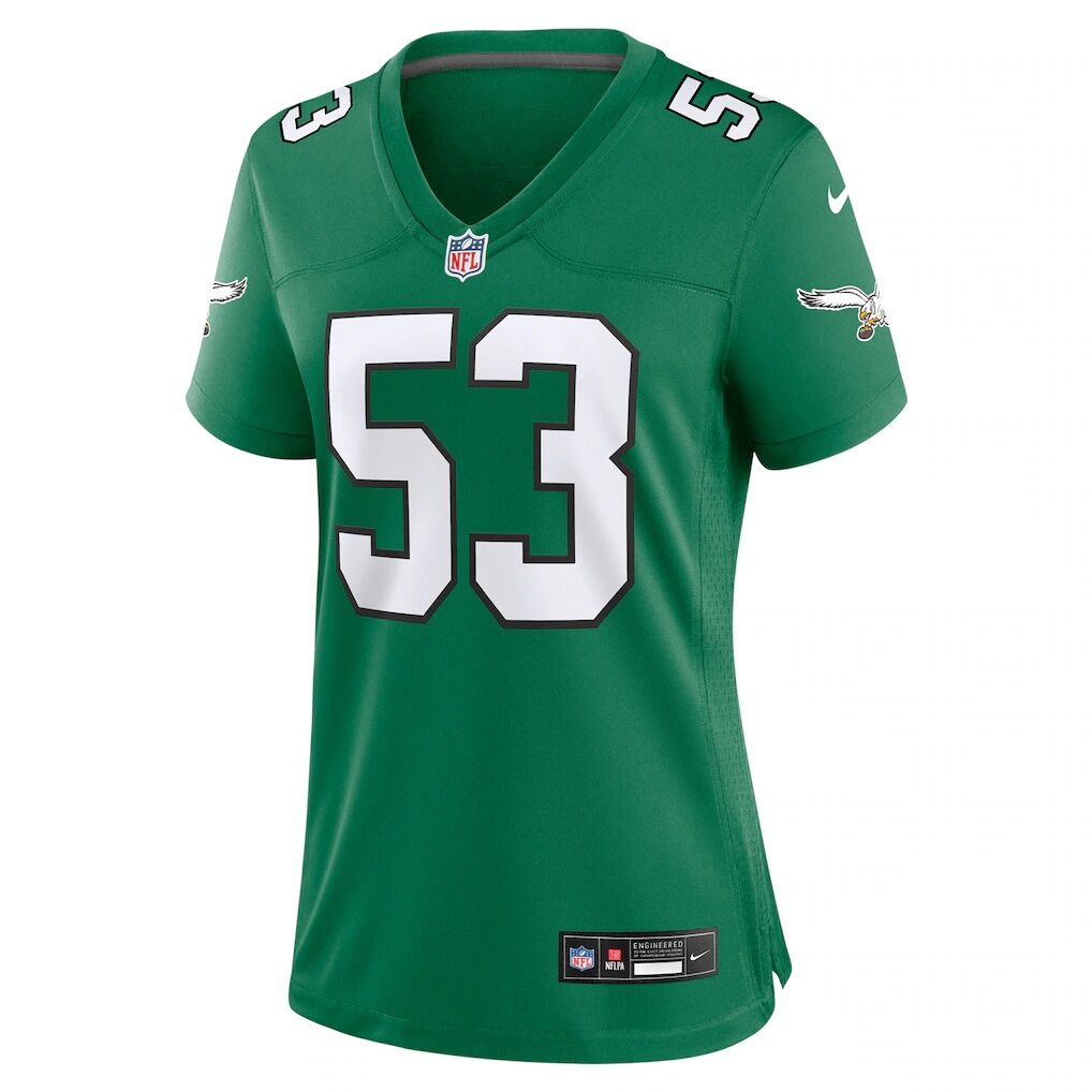 Zack Baun Philadelphia Eagles Nike Women's Alternate Game Jersey -  Kelly Green