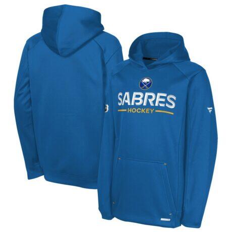 Buffalo Sabres Fashion7 Youth Authentic Pro Rink Raglan Hoodie - - Front View