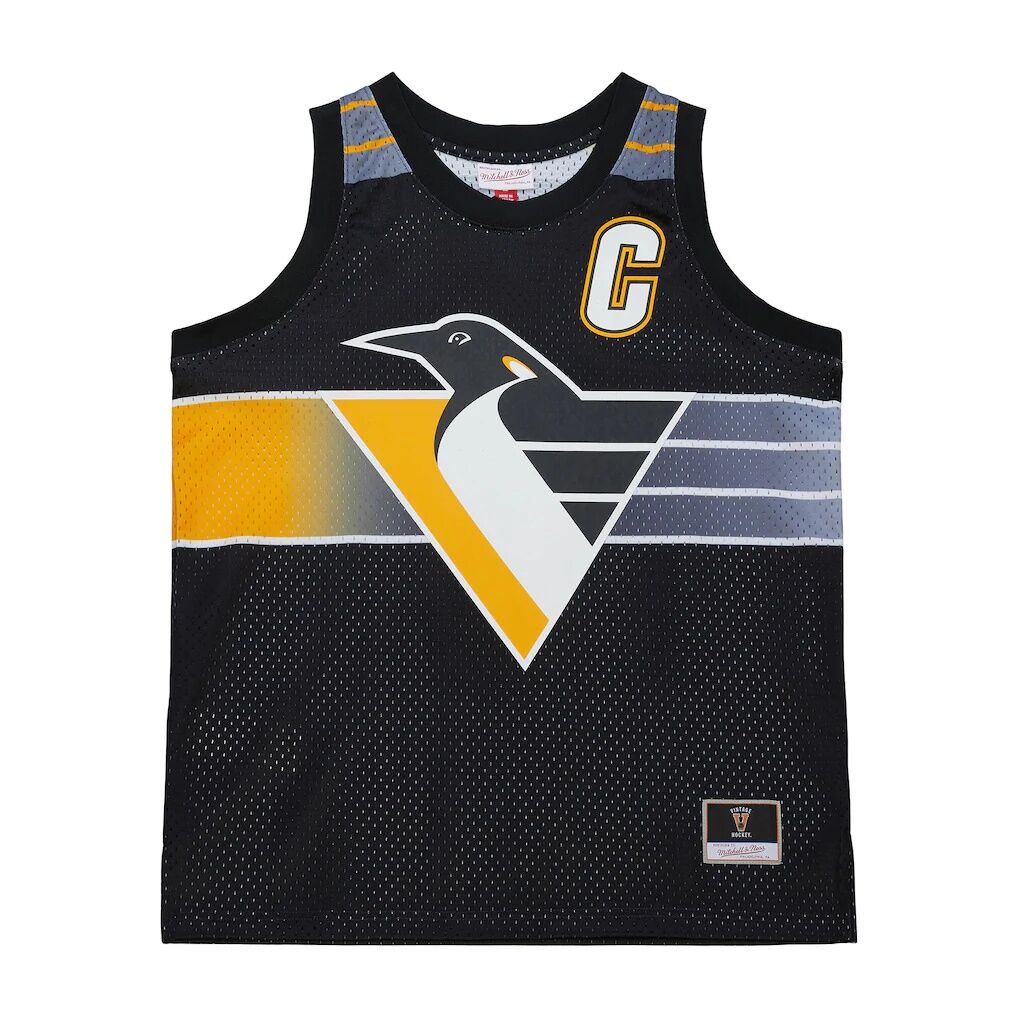 Mario Lemieux Pittsburgh Penguins Mitchell & Ness Unisex Maxxed Out Fashion Basketball Jersey