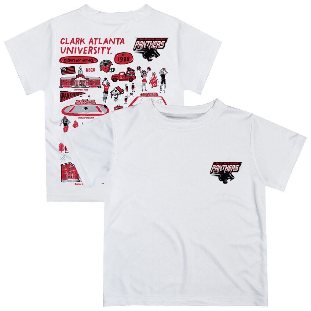 Clark Atlanta University Panthers Vive La Fete Toddler Impressions Artwork T-Shirt