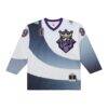 Wayne Gretzky Los Angeles Kings Mitchell & Ness 1995-96 Power Play Jersey - White - Side View