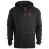 Arizona Diamondbacks Dunbrooke Montana Raglan Pullover Hoodie - Black - Front View