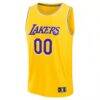 Los Angeles Lakers Fashion7 Youth Fast Break Custom Jersey - Gold - Side View