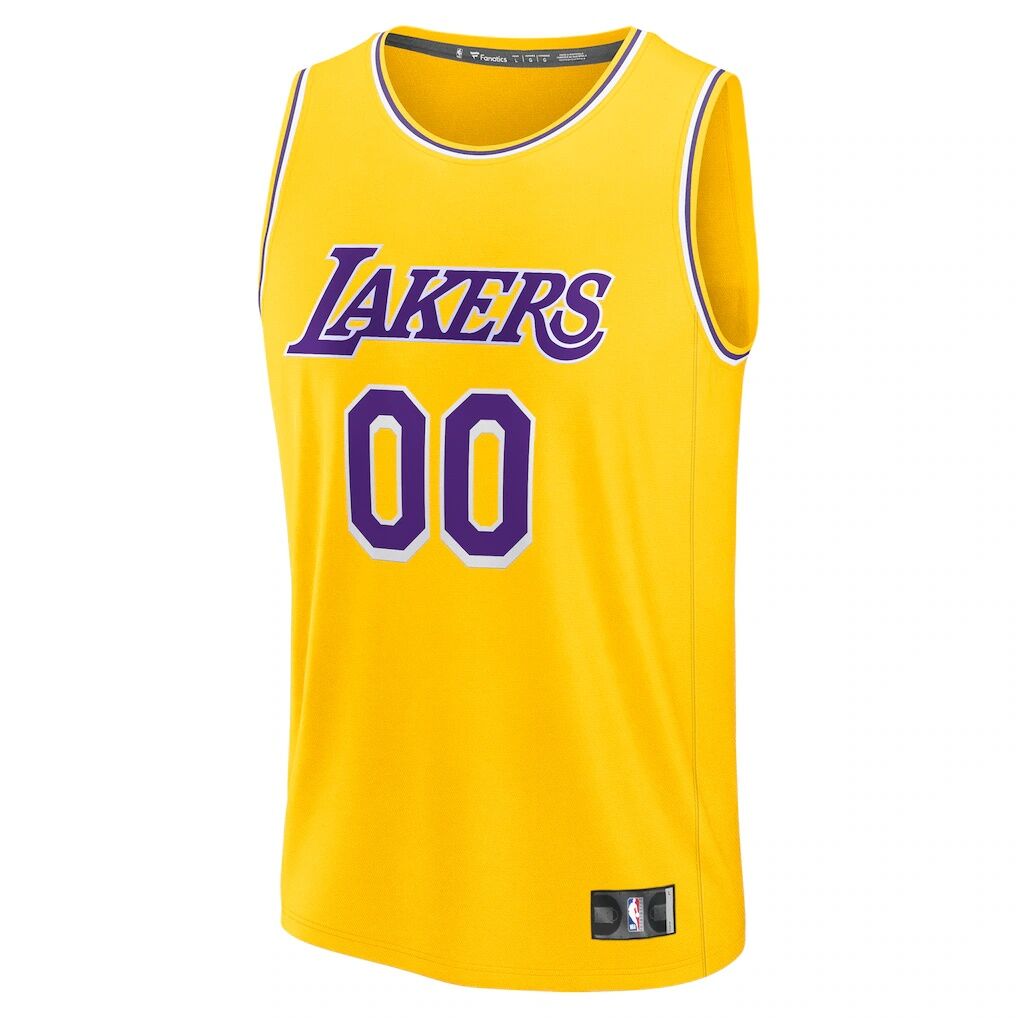 Los Angeles Lakers Fashion7 Youth Fast Break Custom Jersey - Icon Edition