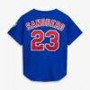 Ryne Sandberg Chicago Cubs Mitchell & Ness Cooperstown Collection 1997 Mesh Batting Practice Button-Up Jersey - - Side View