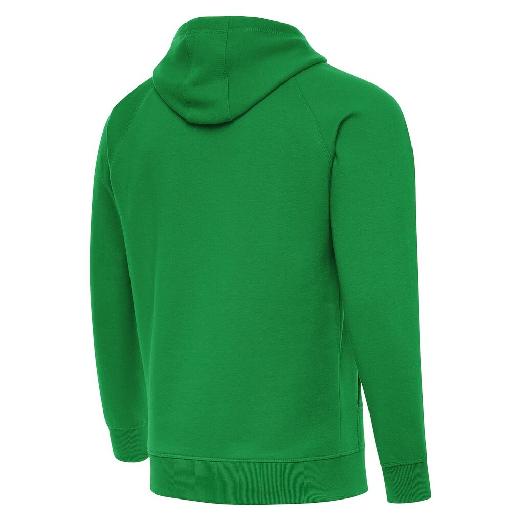 New York Knicks Antigua St. Patrick's Day Victory Raglan Pullover Hoodie - Kelly Green