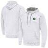 Philadelphia 76ers Antigua St. Patrick's Day Victory Raglan Pullover Hoodie - White - Front View