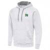 Philadelphia 76ers Antigua St. Patrick's Day Victory Raglan Pullover Hoodie - White - Side View