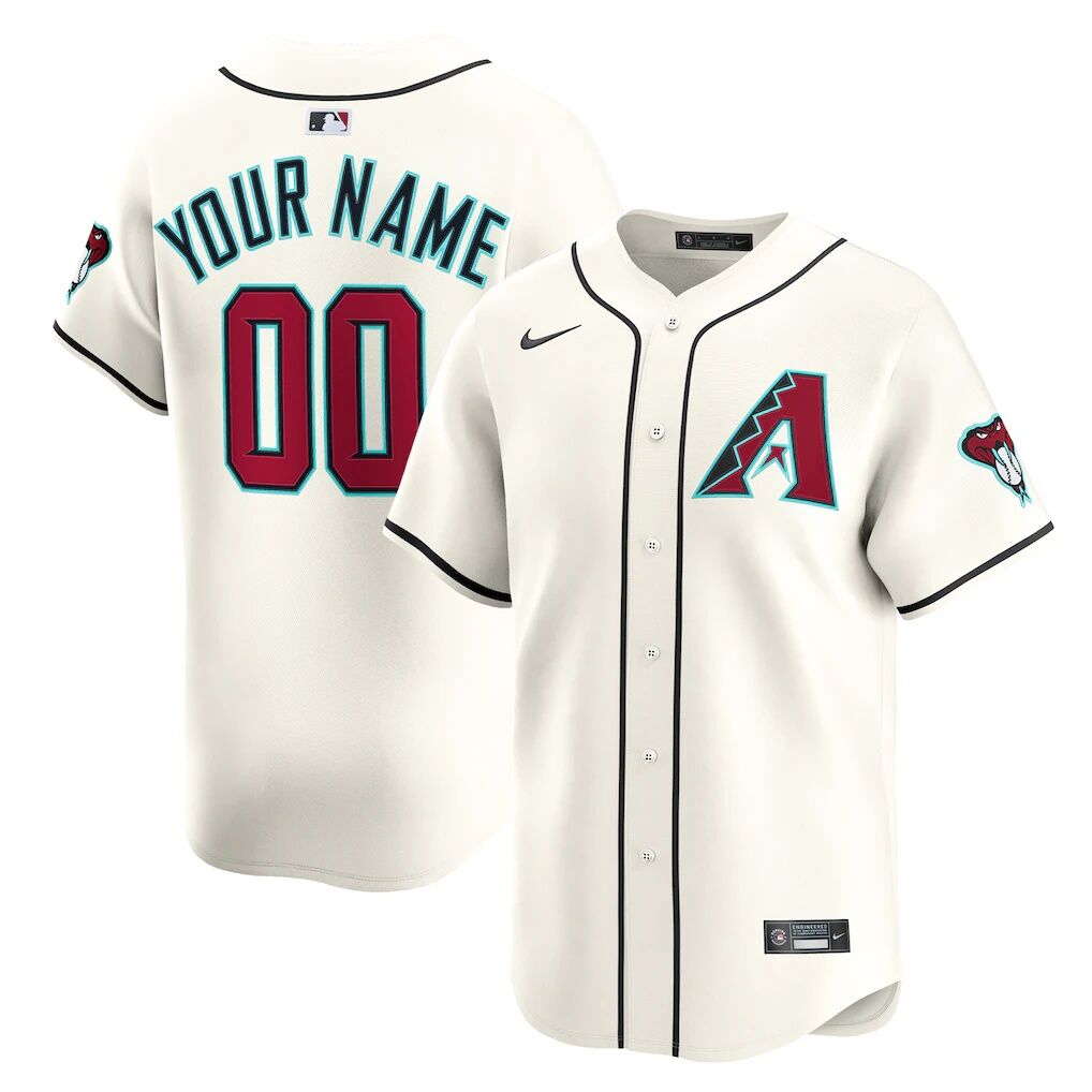 Arizona Diamondbacks Nike Home Limited Custom Jersey