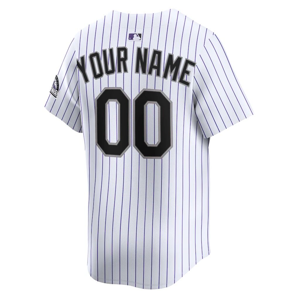 Colorado Rockies Nike Home Limited Custom Jersey