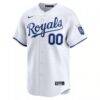 Kansas City Royals Nike Home Limited Custom Jersey - White - Side View