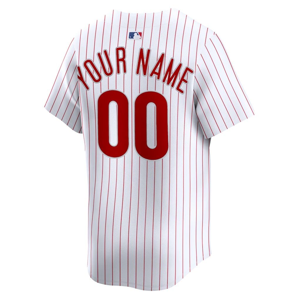 Philadelphia Phillies Nike Home Limited Custom Jersey