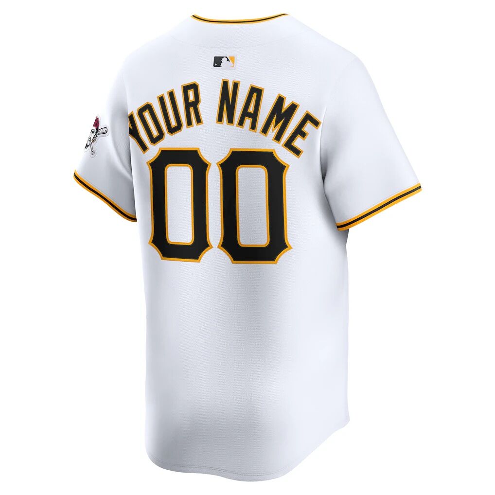 Pittsburgh Pirates Nike Home Limited Custom Jersey