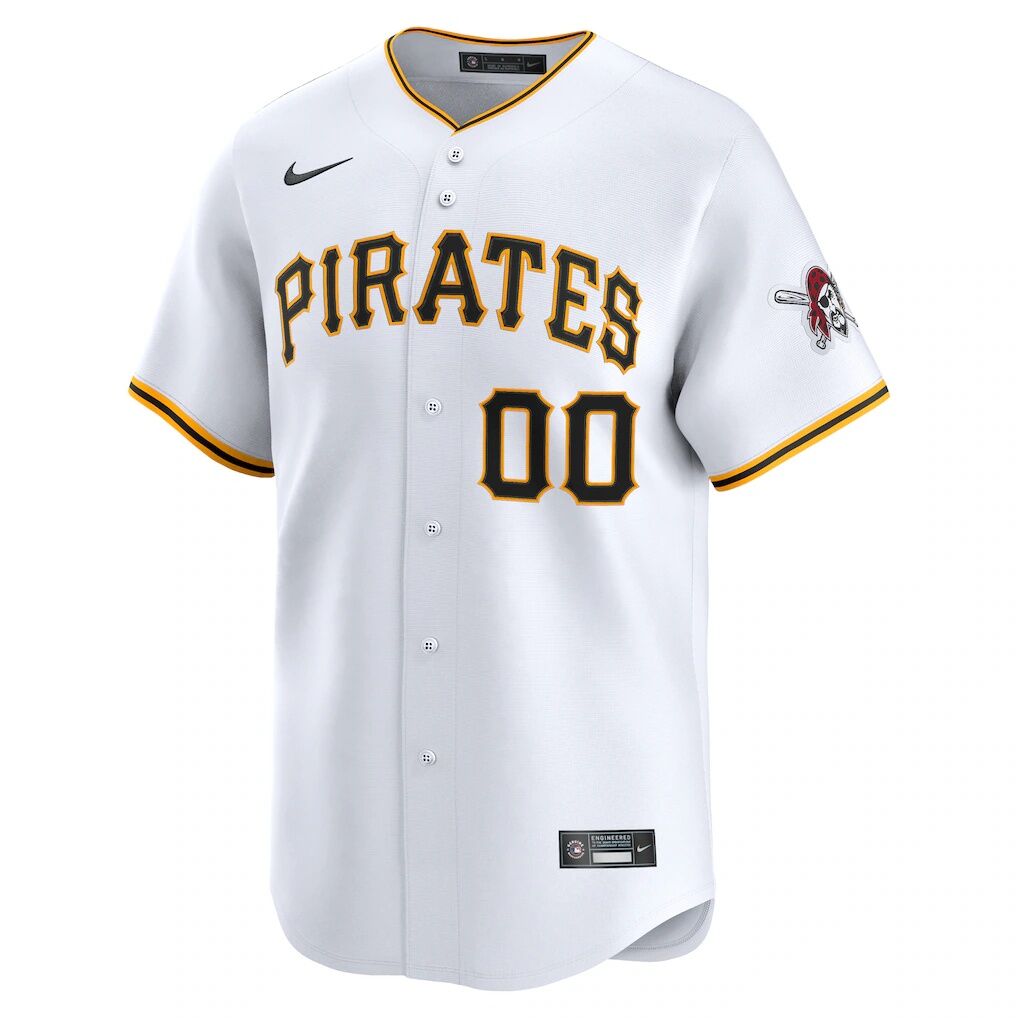 Pittsburgh Pirates Nike Home Limited Custom Jersey