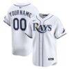 Tampa Bay Rays Nike Home Limited Custom Jersey - White - Front View