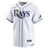 Tampa Bay Rays Nike Home Limited Custom Jersey - White - Side View