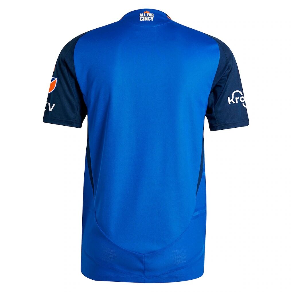 FC Cincinnati adidas 2025 Orange and Blue Legacy Kit Authentic Jersey