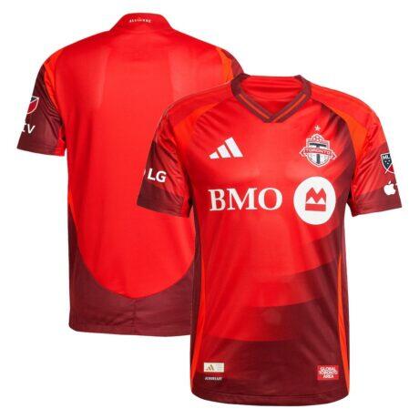 Toronto FC adidas 2025 Club Kit Authentic Jersey - Red - Side View