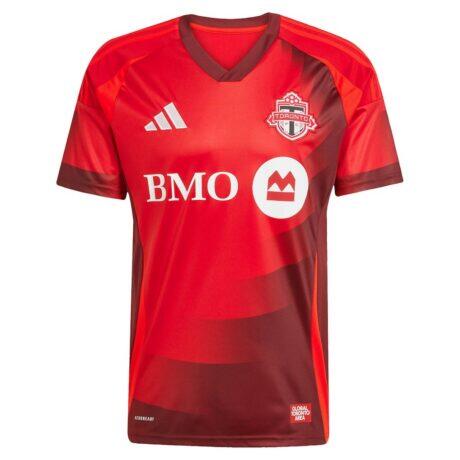 Toronto FC adidas 2025 Club Kit Replica Jersey - Red - Side View