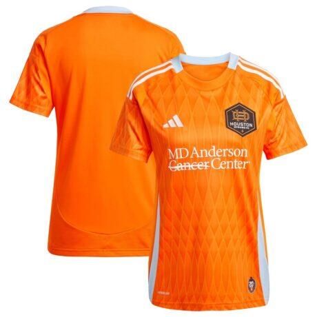 Houston Dynamo FC adidas Women's 2025 Season 20 Replica Jersey - Orange - Front View
