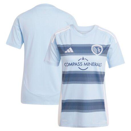 Sporting Kansas City adidas Women's 2025 One KC Replica Jersey - - Front View