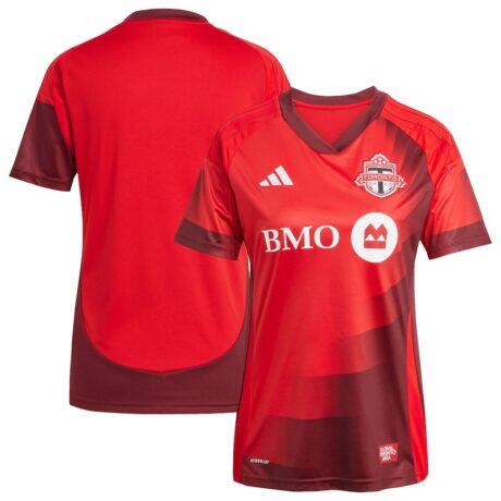 Toronto FC adidas Women's 2025 Club Kit Replica Jersey - Red - Side View
