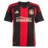 Atlanta United FC adidas Youth 2025 The Connector Replica Jersey - Black - Detail View