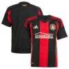 Atlanta United FC adidas Youth 2025 The Connector Replica Jersey - Black - Side View