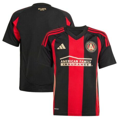 Atlanta United FC adidas Youth 2025 The Connector Replica Jersey - Black - Side View