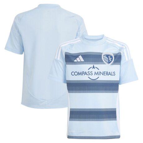 Sporting Kansas City adidas Youth 2025 One KC Replica Jersey - - Front View