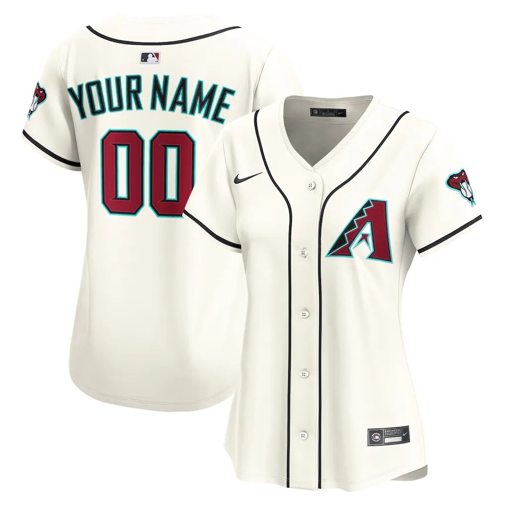 Arizona Diamondbacks Nike Women's Home Limited Custom Jersey