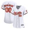 Baltimore Orioles Nike Women's Home Limited Custom Jersey - White - Front View