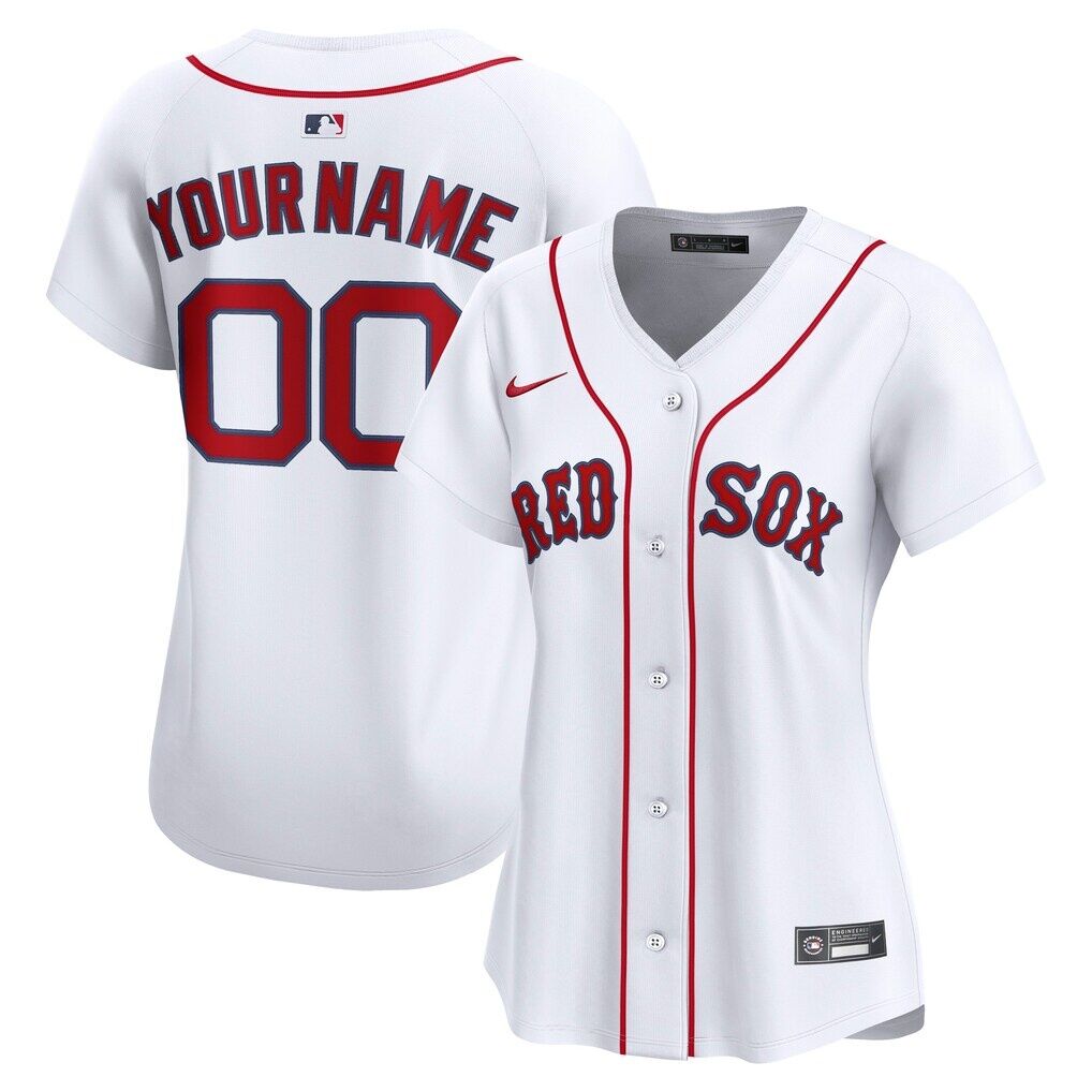 Boston Red Sox Nike Women's Home Limited Custom Jersey