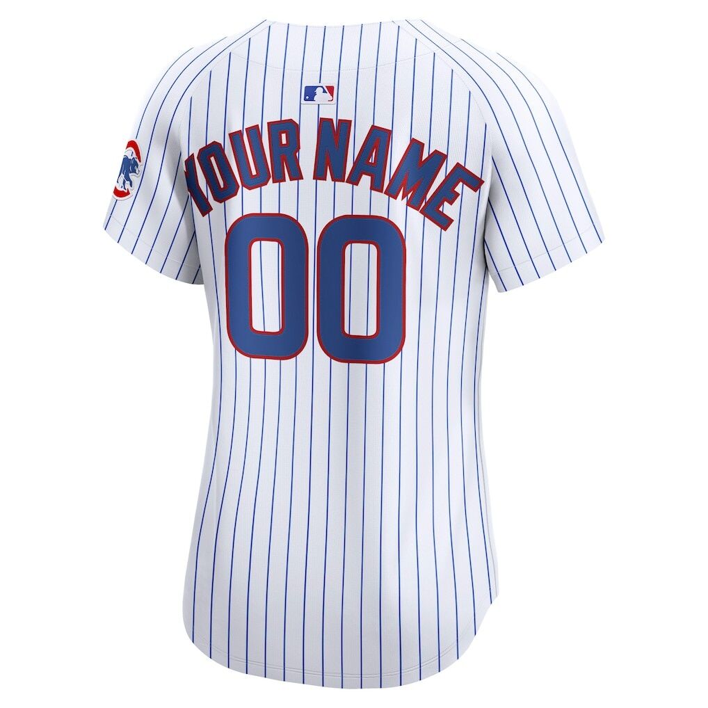 Chicago Cubs Nike Women's Home Limited Custom Jersey