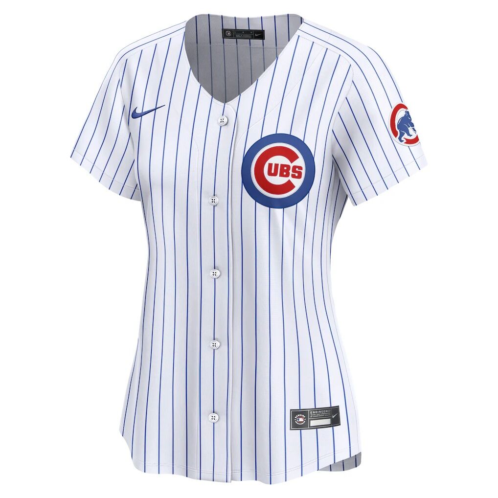 Chicago Cubs Nike Women's Home Limited Custom Jersey