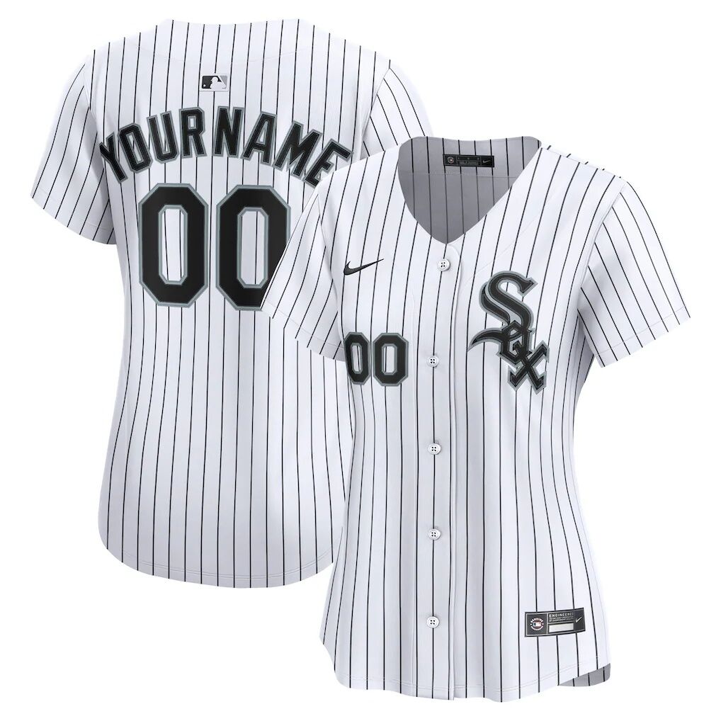 Chicago White Sox Nike Women's Home Limited Custom Jersey