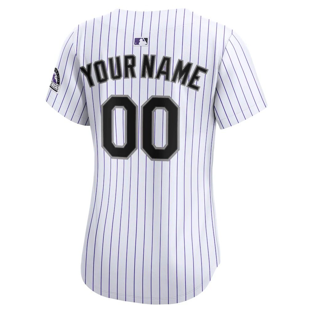 Colorado Rockies Nike Women's Home Limited Custom Jersey