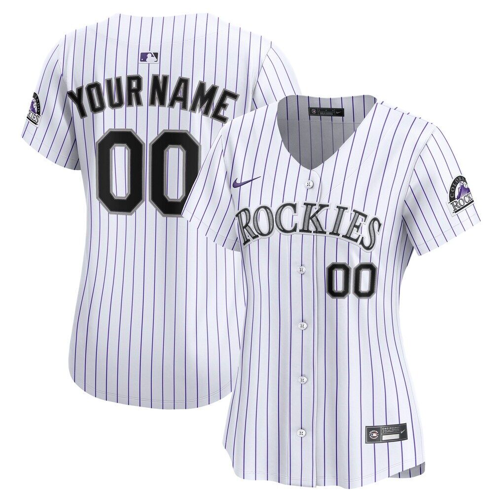 Colorado Rockies Nike Women's Home Limited Custom Jersey