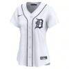 Detroit Tigers Nike Women's Home Limited Custom Jersey - White - Side View