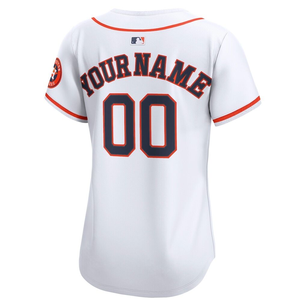 Houston Astros Nike Women’s Home Limited Custom Jersey