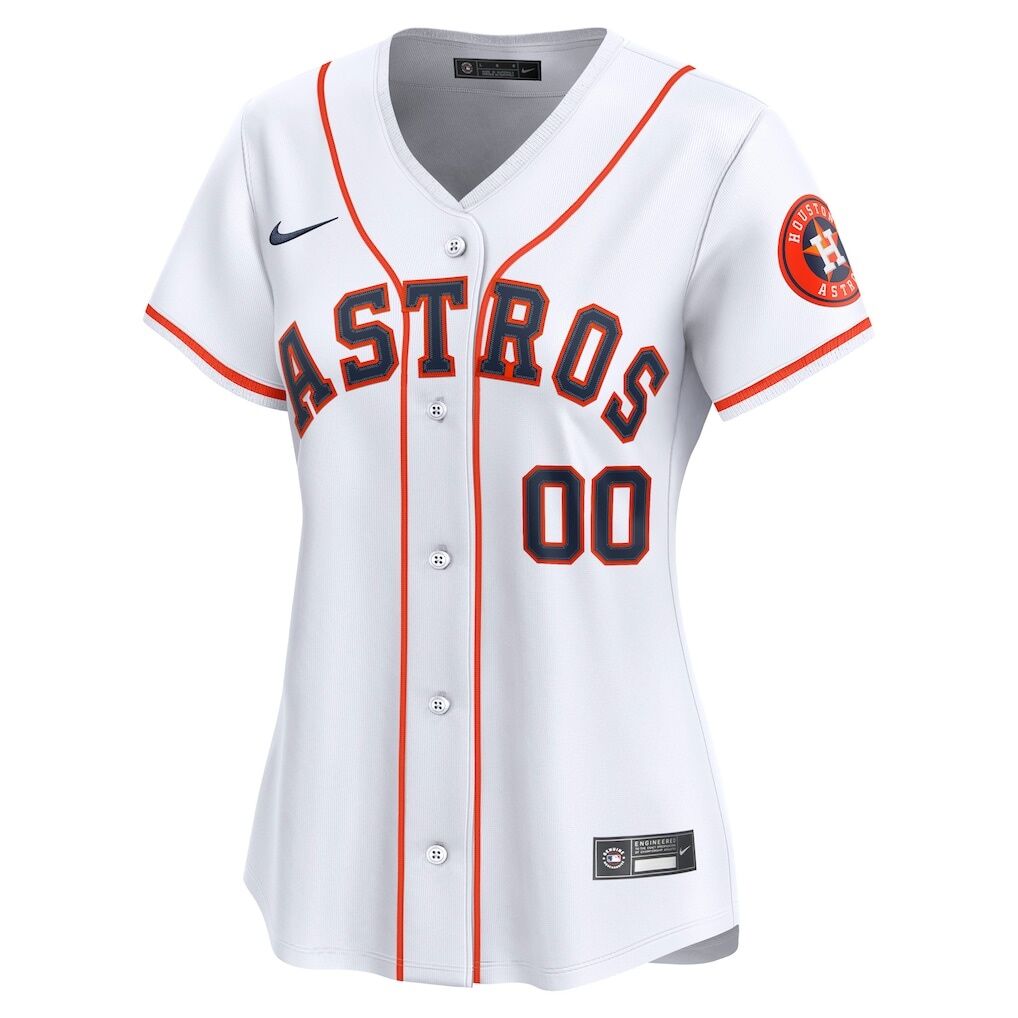 Houston Astros Nike Women’s Home Limited Custom Jersey